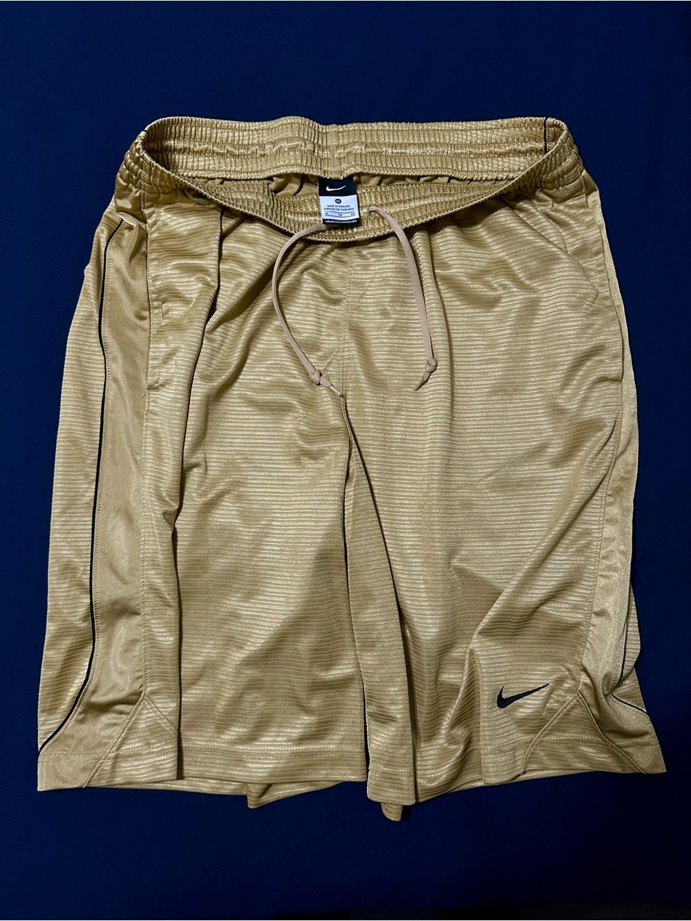 Men’s Nike Basketball Shorts - Gold - Size XL